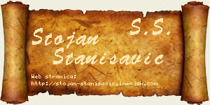 Stojan Stanisavić vizit kartica